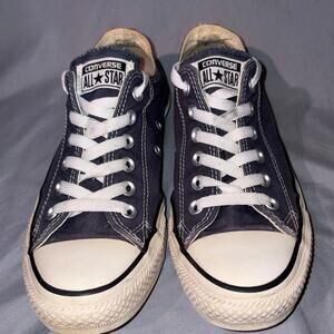 Converse Chuck Taylor All Star Low Top Sneakers Navy Blue Canvas Size 7 Unisex